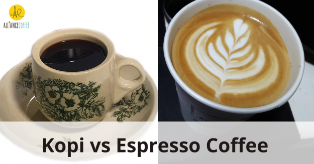 Kopi vs Espresso Coffee Kopi vs Espresso Coffee